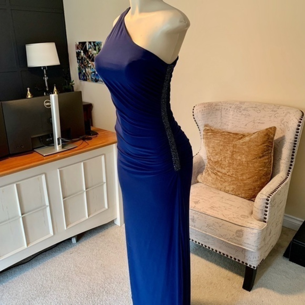 Stunning Blue Evening‎ Dress/Gown Holiday/Party/Formal Sz 4